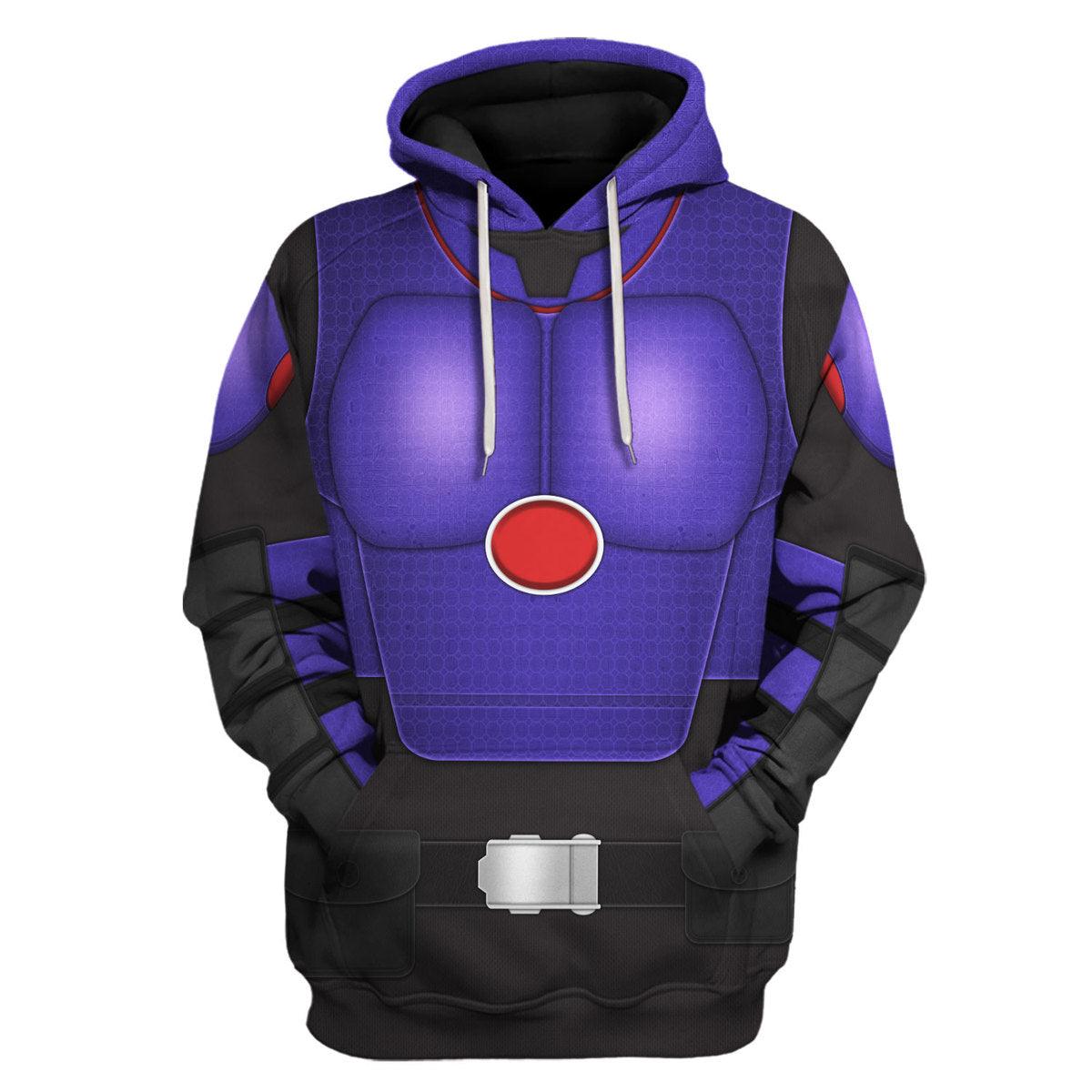 CustomsPig Hiro's Super Armor Cosplay Costume Hoodie Sweatshirt T-Shirt Sweatpants