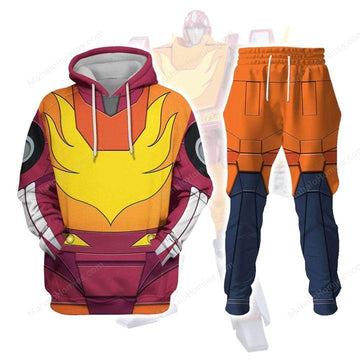 Gearhomie Hot Rodimus Costume Cosplay Hoodie Tracksuit - DucG