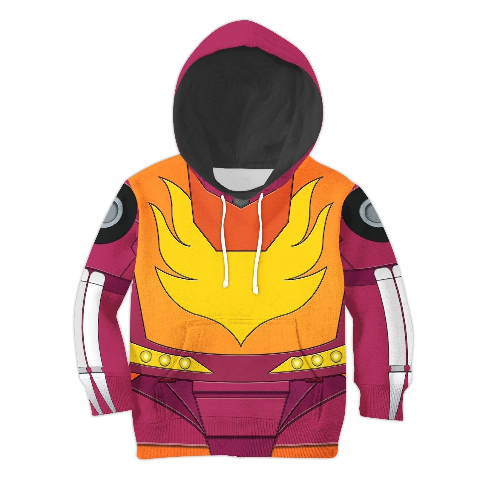  CustomsPig Hot Rodimus Kid Costume Cosplay Hoodie Sweatshirt T-Shirt -  CustomsPig.com