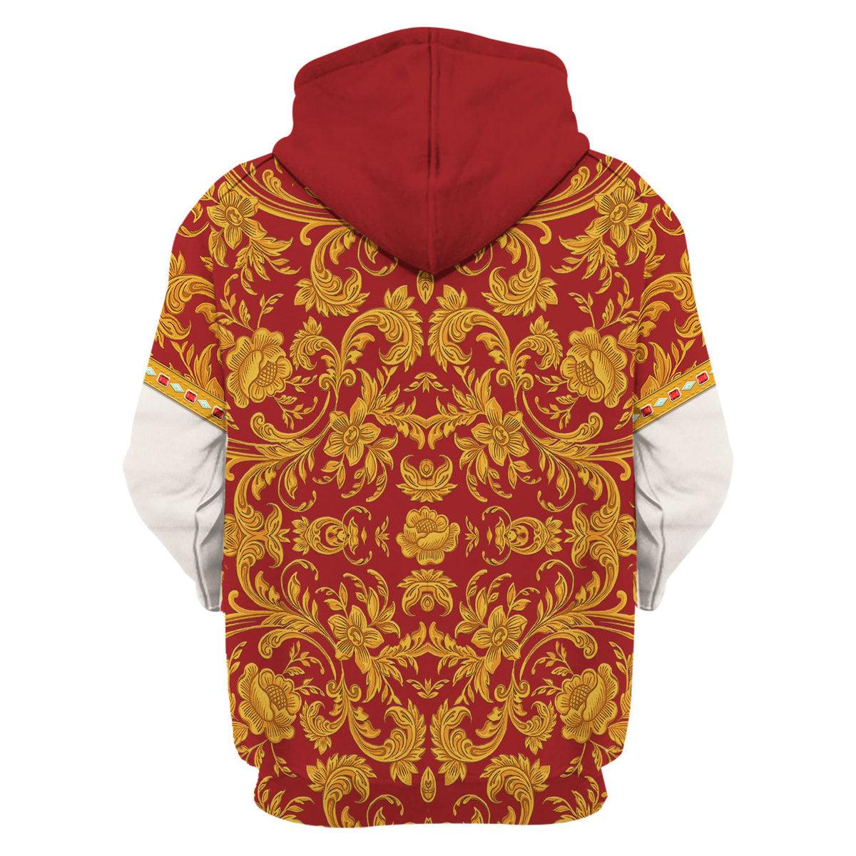 CustomsPig Imperial Dress of Holy Roman Emperor Costume Hoodie Sweatshirt T-Shirt Tracksuit - CustomsPig.com