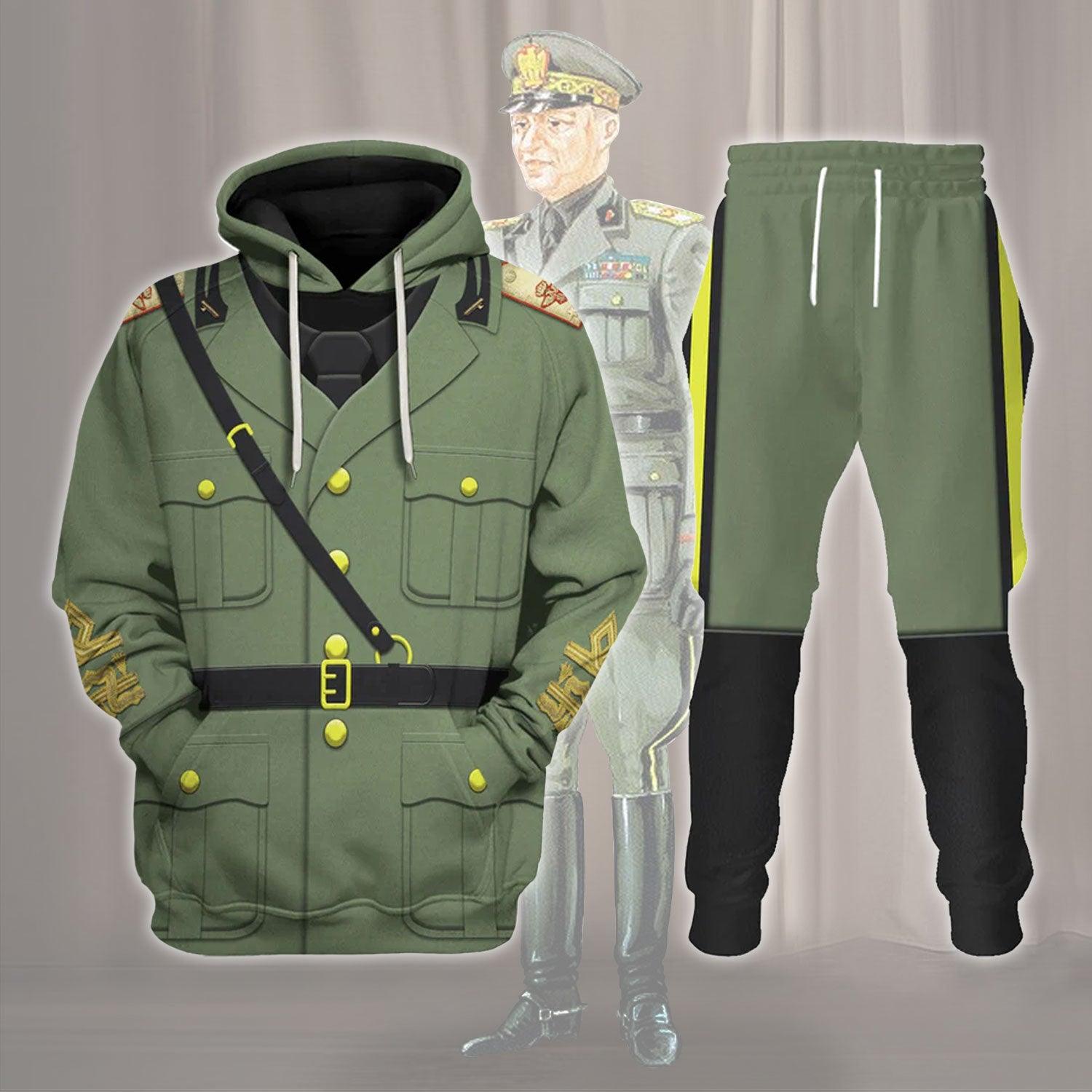  CustomsPig Italian Military Of World War 2 Costume Hoodie Sweatshirt T-Shirt Tracksuit -  CustomsPig.com