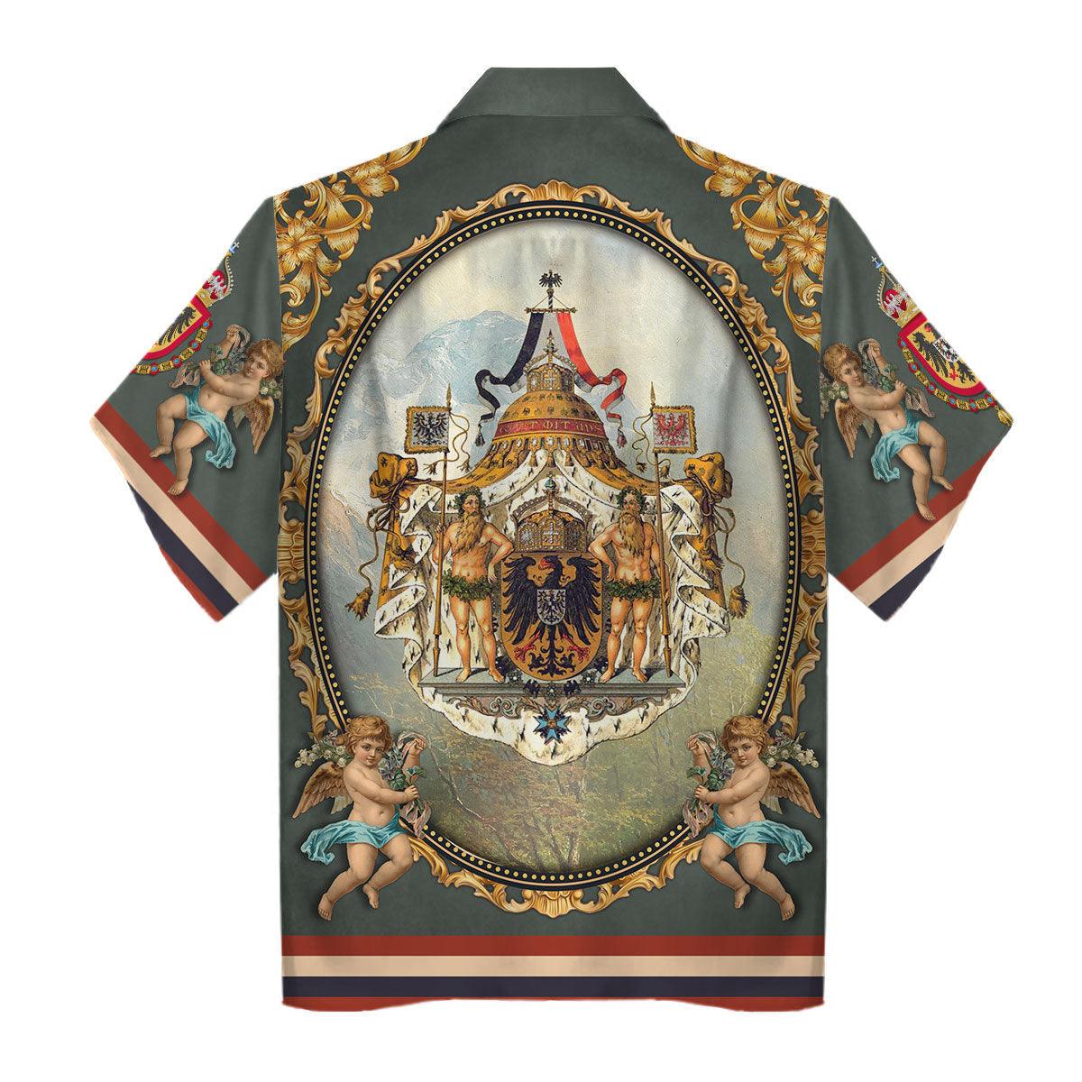 Gearhomie Kaiser William I German Emperor Hawaiian Shirt Polo Shirt Beach short - Gearhomie.com