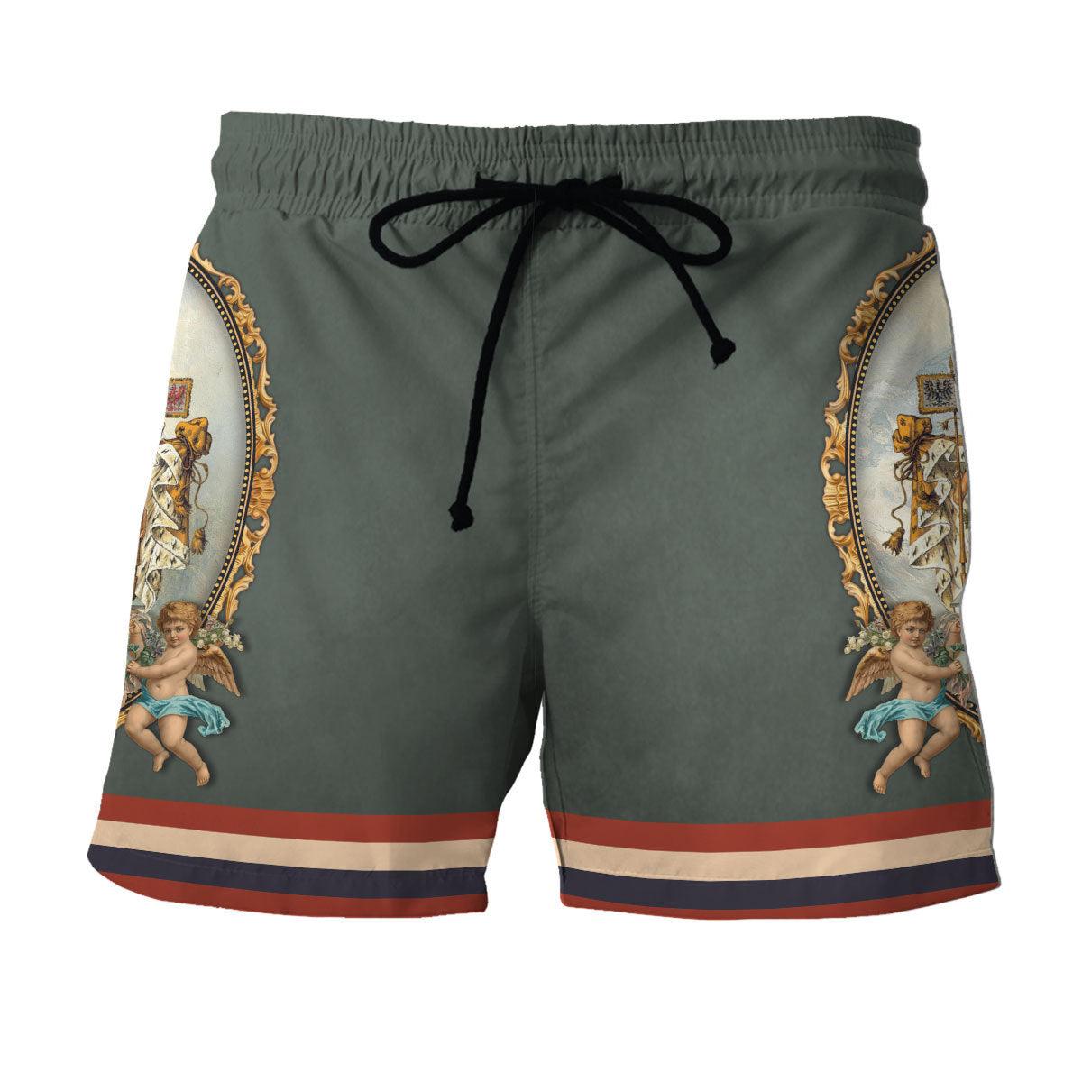 CustomsPig Kaiser William I German Emperor Hawaiian Shirt Polo Shirt Beach short - CustomsPig.com