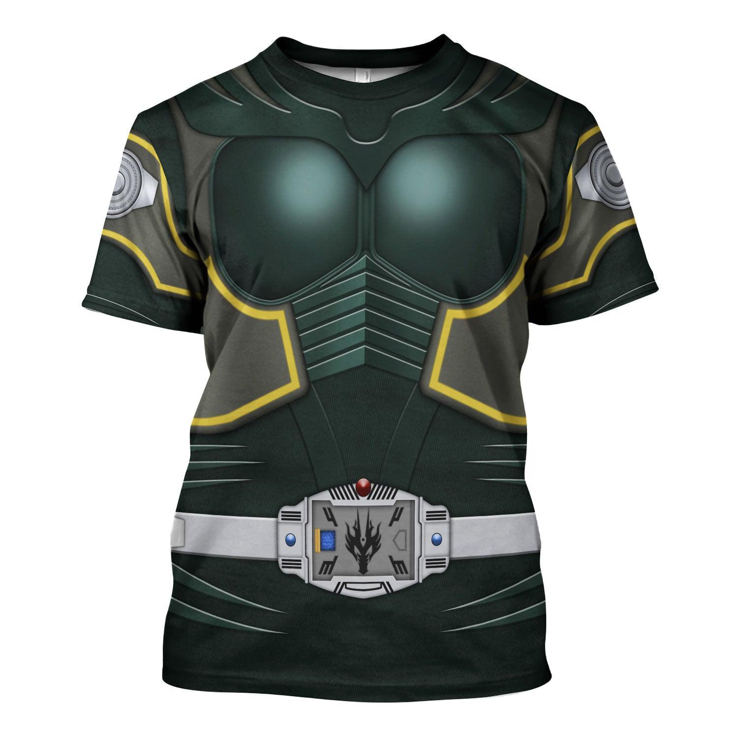 CustomsPig Kamen Rider Onyx Cosplay Costumes Hoodie T-shirt Sweatpants Tracksuits - DucG