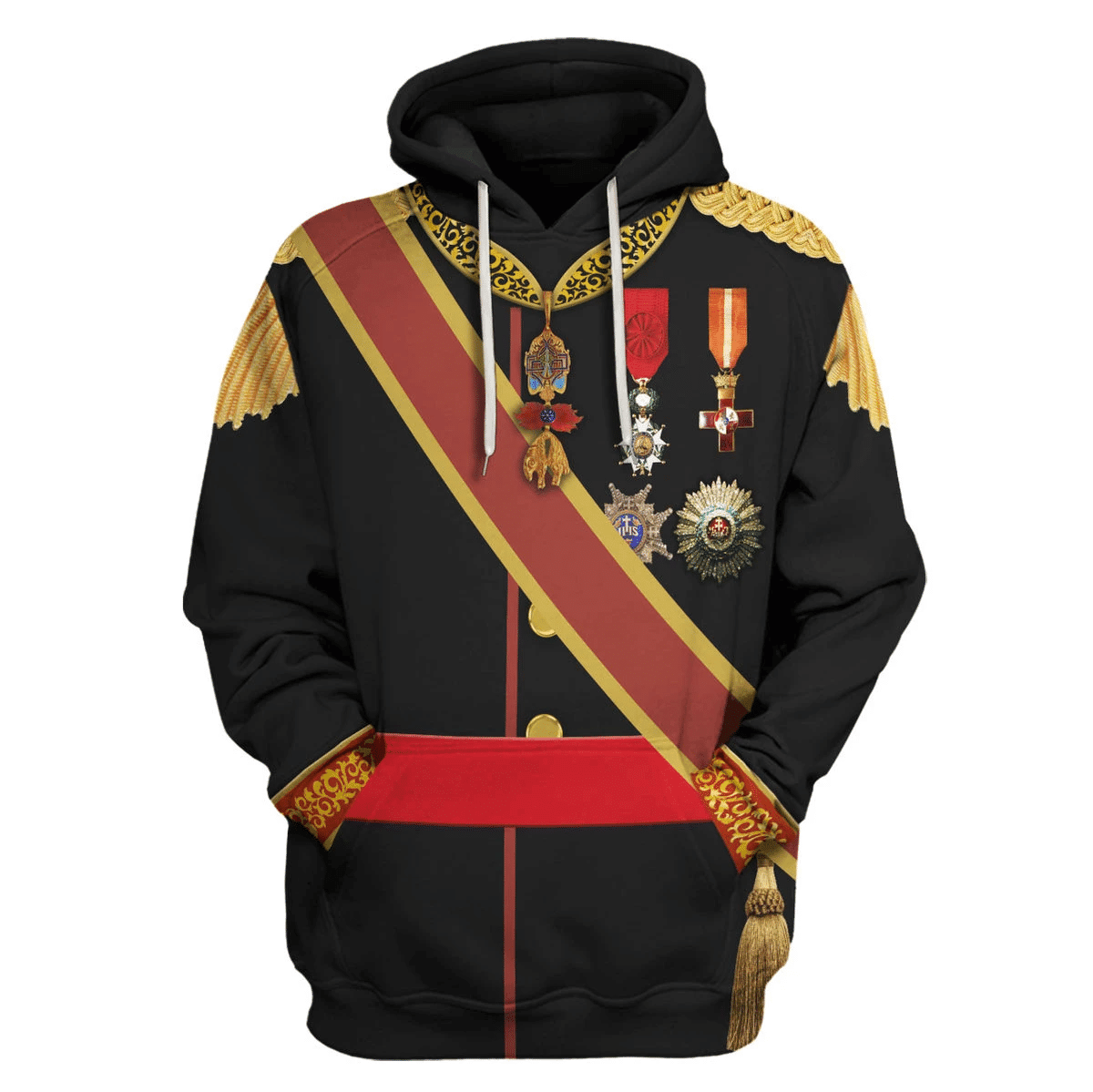 Gearhomie King Alfonso XII Of Spain Costume Hoodie Sweatshirt T-Shirt Tracksuit - Gearhomie.com