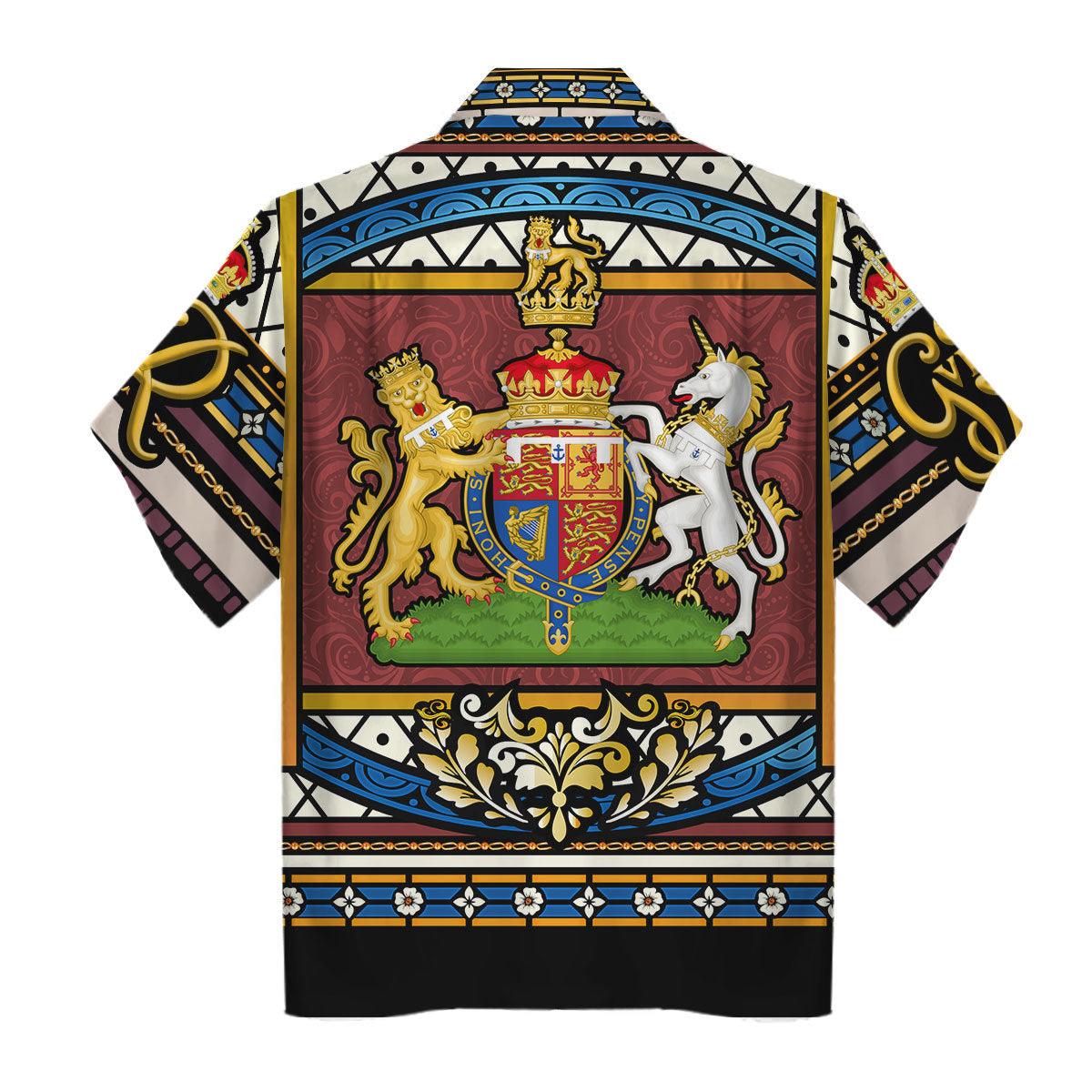 Gearhomie King George VI Coronation Hawaiian Shirt Polo Shirt - Gearhomie.com