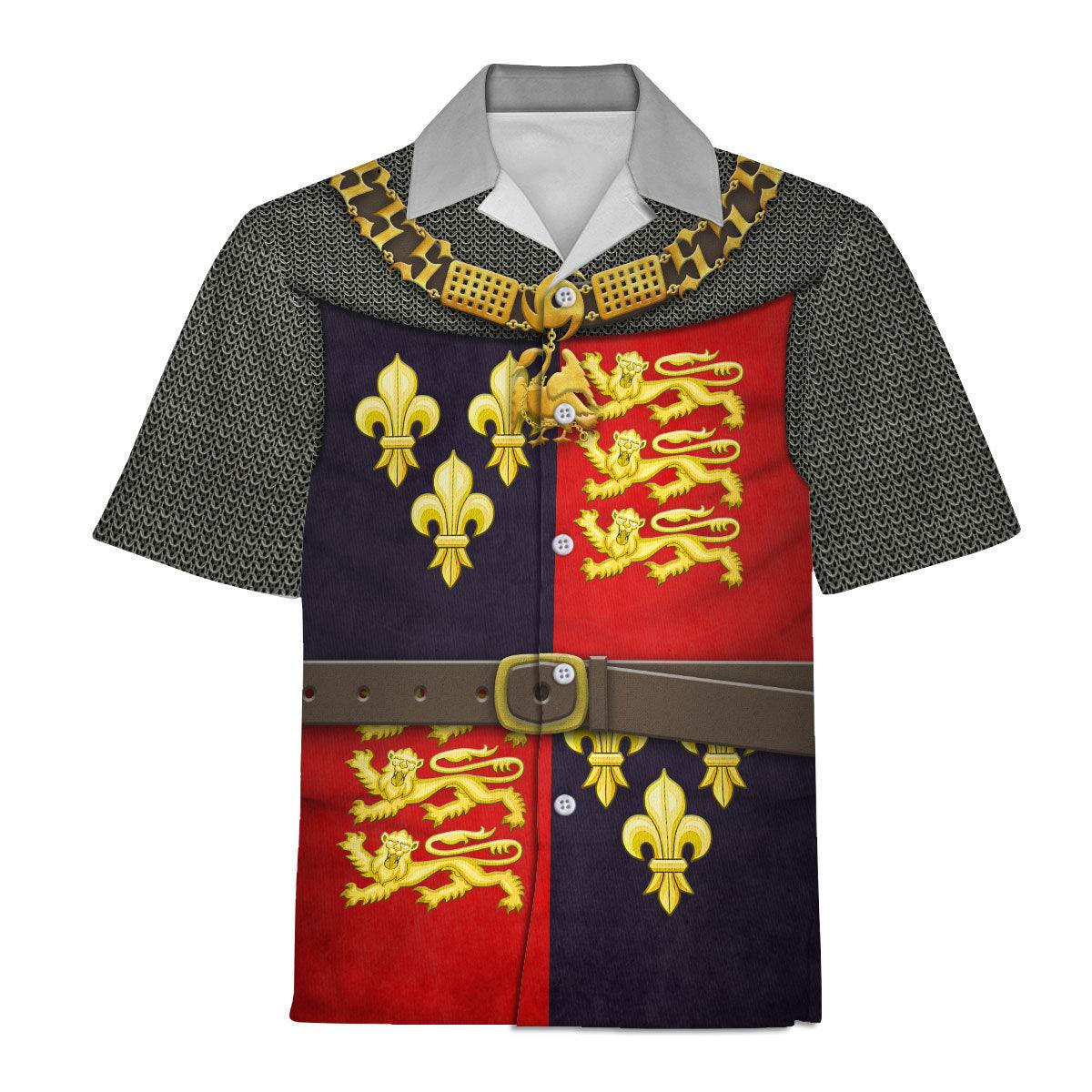 Gearhomie King Henry V-Battle of Agincourt Knights Costume Hoodie Sweatshirt T-Shirt Tracksuit - Gearhomie.com