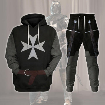 Gearhomie Knight Hospitaller Costume Hoodie Sweatshirt T-Shirt Tracksuit - Gearhomie.com