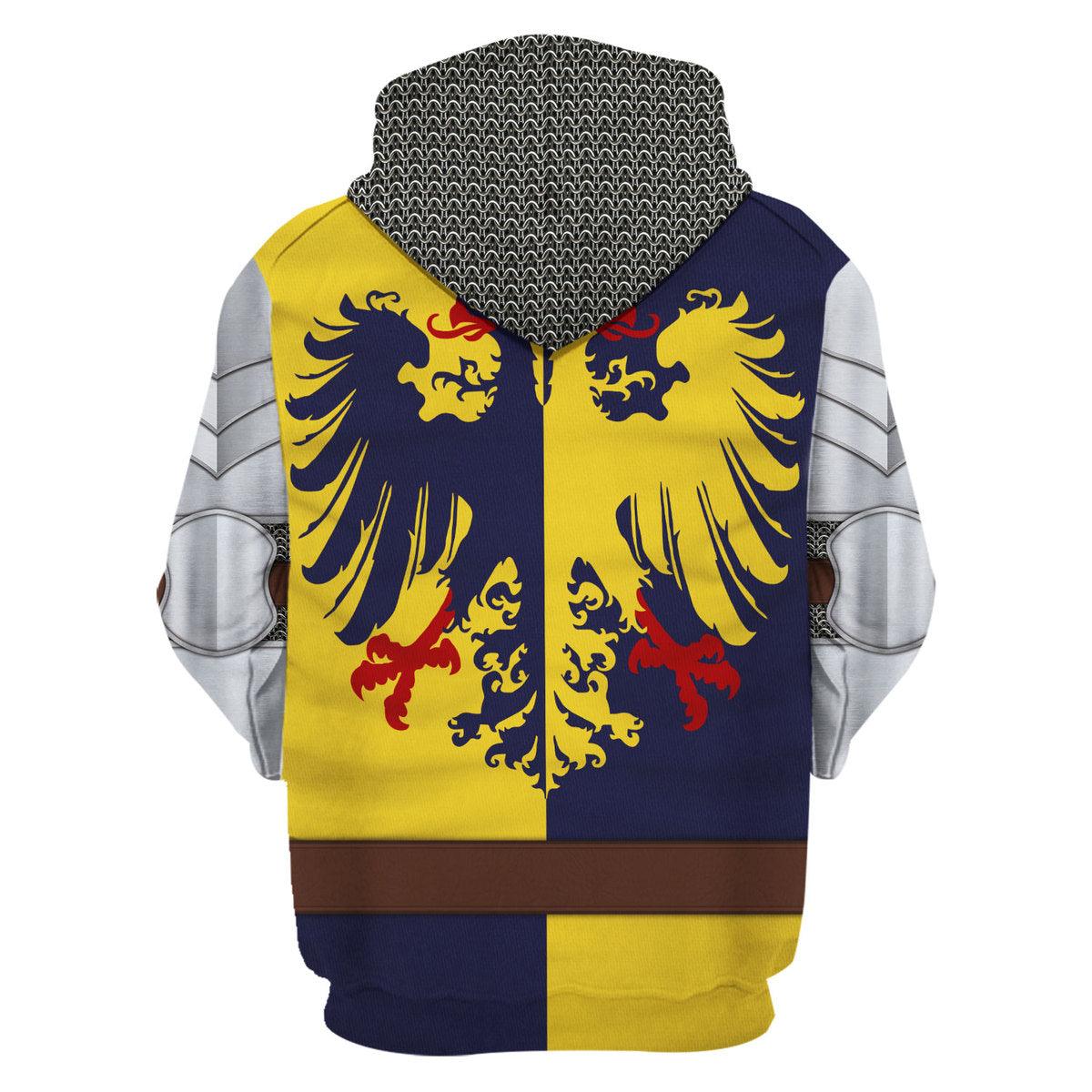 Gearhomie Knight of the Holy Roman Empire Costume Hoodie Sweatshirt T-Shirt Tracksuit - Gearhomie.com
