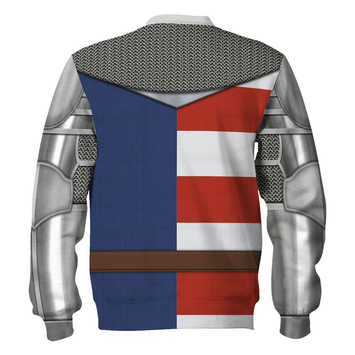 Gearhomie Knight Of U S A Costume Hoodie Sweatshirt T-Shirt Tracksuit - Gearhomie.com