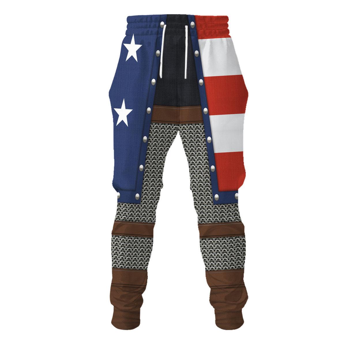 Gearhomie Knight Of U S A Costume Hoodie Sweatshirt T-Shirt Tracksuit - Gearhomie.com