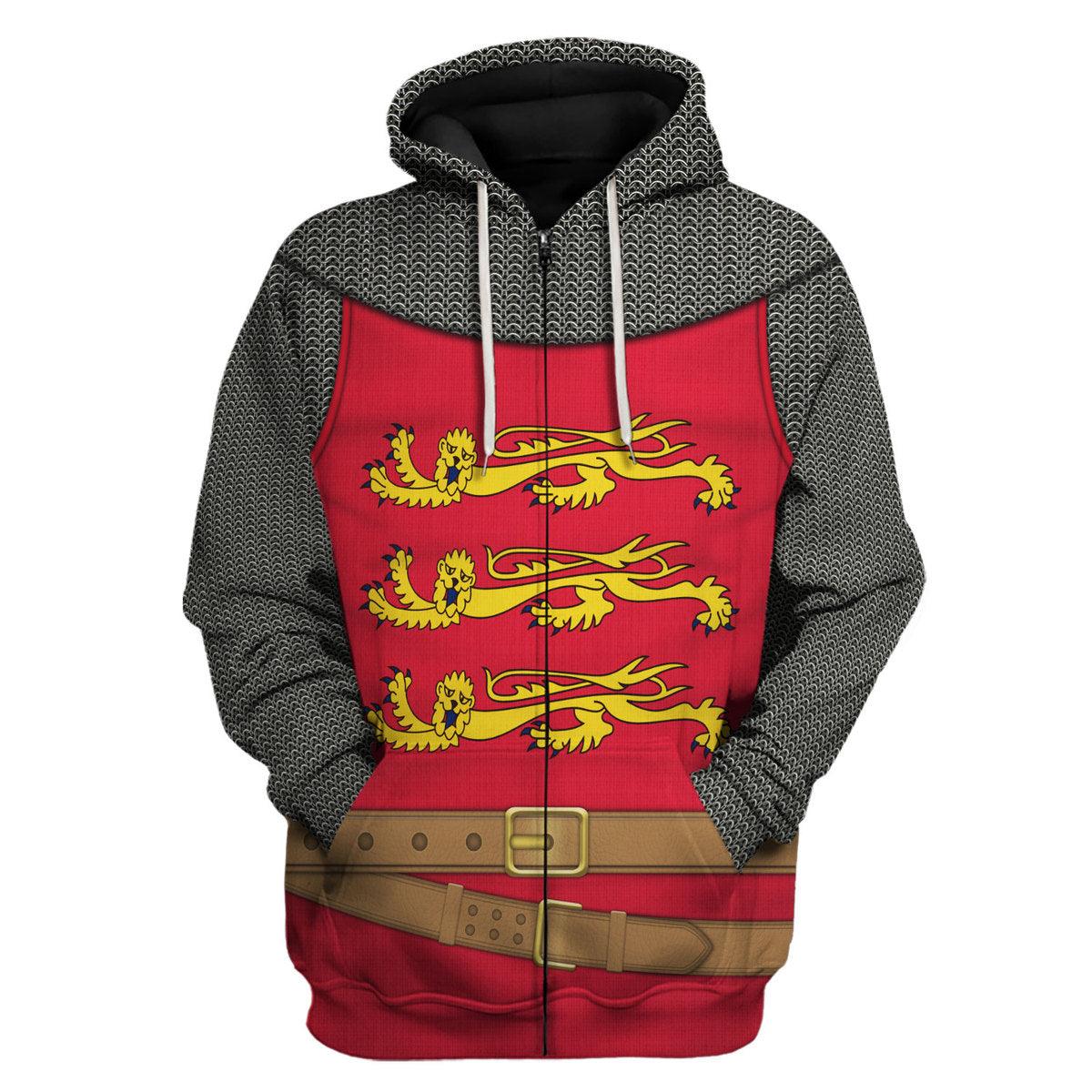 Gearhomie Knights Angevin Empire Costume Hoodie Sweatshirt T-Shirt Tracksuit - Gearhomie.com