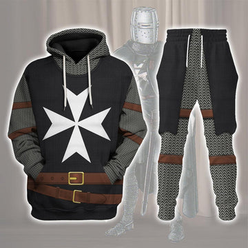 CustomsPig Knights Hospitaller Costume Hoodie Sweatshirt T-Shirt Tracksuit - CustomsPig.com