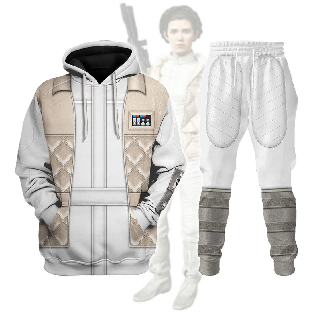 Gearhomie Leia Uniform Hoodie Sweatshirt T-Shirt Sweatpants - Gearhomie.com
