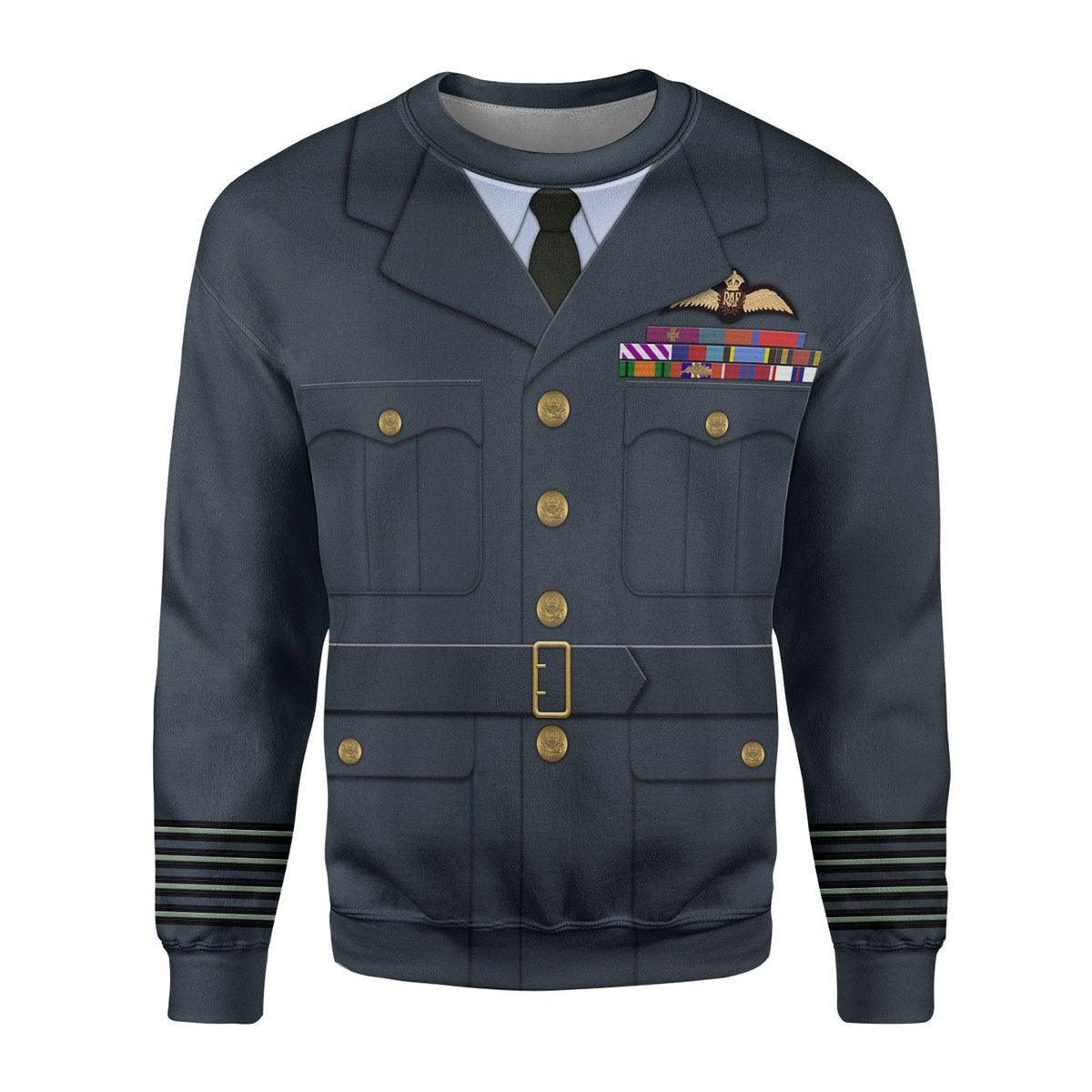  CustomsPig Leonard Cheshire Royal Air Force Pilot Uniform Costume Hoodie Sweatshirt T-Shirt Tracksuit -  CustomsPig.com