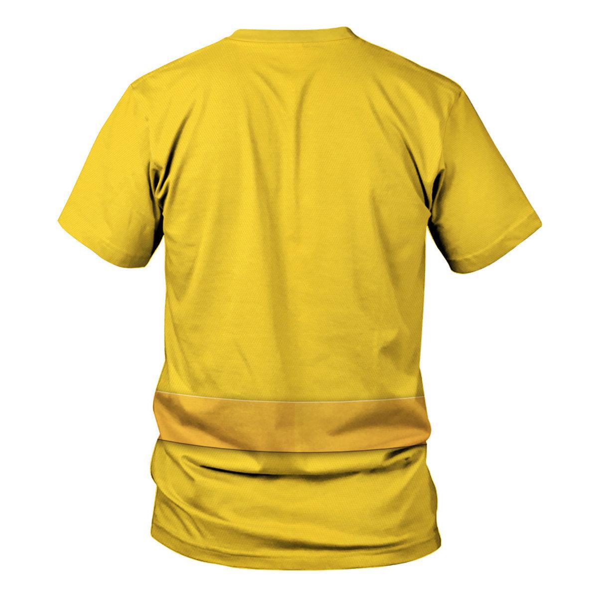 CustomsPig Lightspeed Yellow Ranger Hoodies Sweatshirt T-shirt Sweatpants Hawaiian Tracksuit - CustomsPig.com