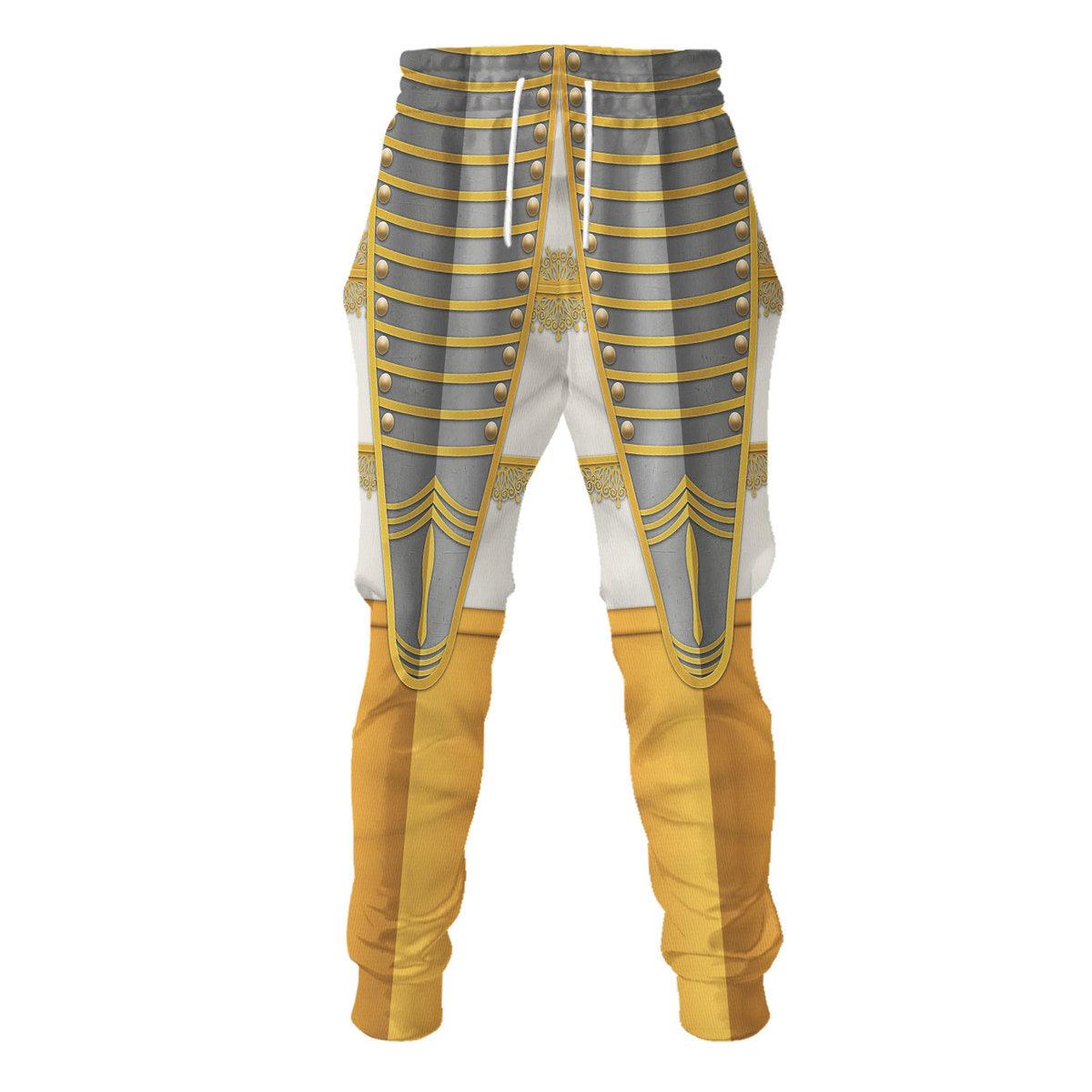 Gearhomie Louis Louis XV of France Armour Costume All Over Print Hoodie Sweatshirt T-Shirt Tracksuit - Gearhomie.com