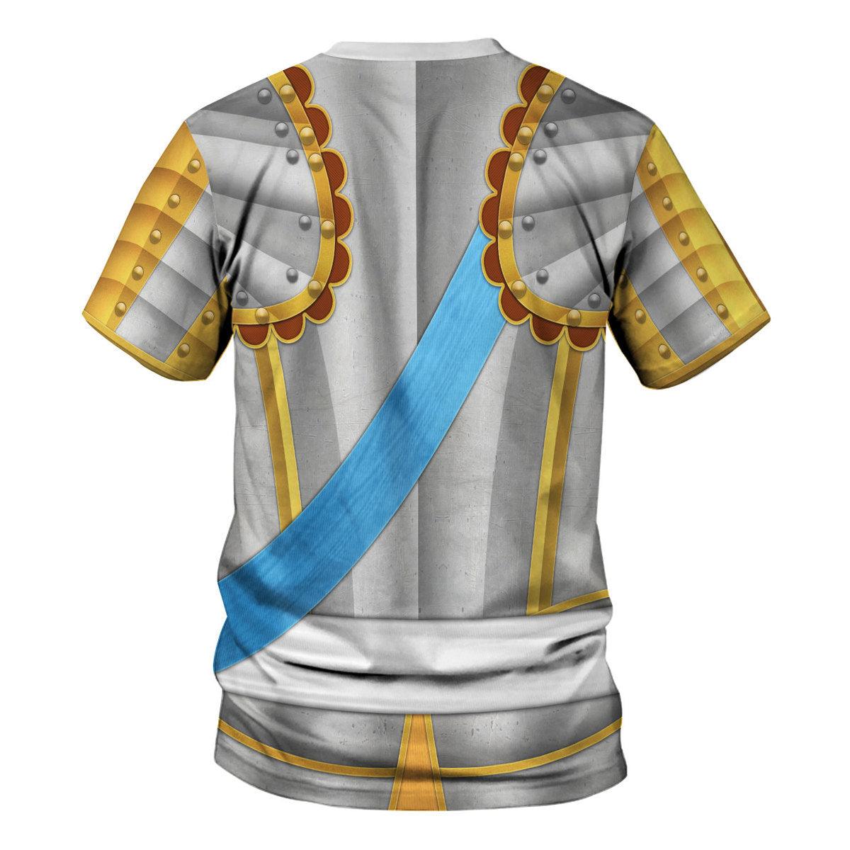 Gearhomie Louis XV of France and Navarre Costume All Over Print Hoodie Sweatshirt T-Shirt Tracksuit - Gearhomie.com