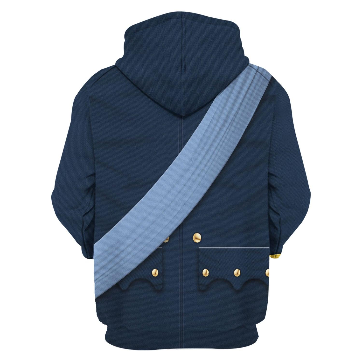 Gearhomie Louis XV of France In 1763 Uniform All Over Print Hoodie Sweatshirt T-Shirt Tracksuit - Gearhomie.com