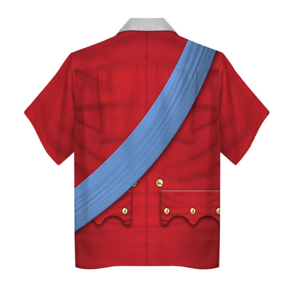 CustomsPig Louis XV of France Uniform All Over Print Hoodie Sweatshirt T-Shirt Tracksuit - CustomsPig.com