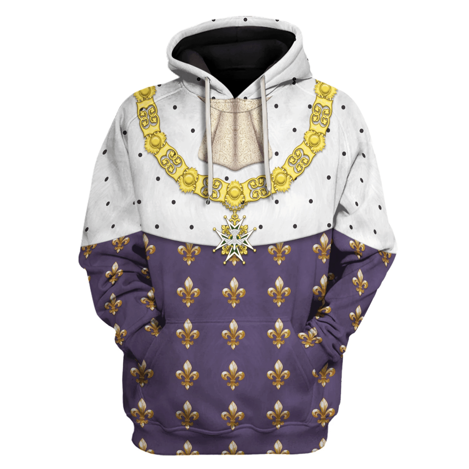 Gearhomie Louis XVI King Of France Costume Hoodie Sweatshirt T-Shirt Tracksuit - Gearhomie.com