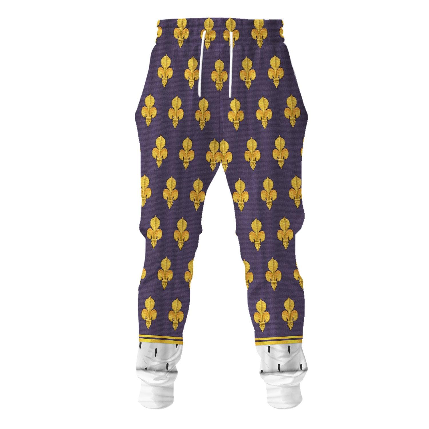 Gearhomie Louis XVI of France in Coronation Robes Costume All Over Print Hoodie Sweatshirt T-Shirt Tracksuit - Gearhomie.com