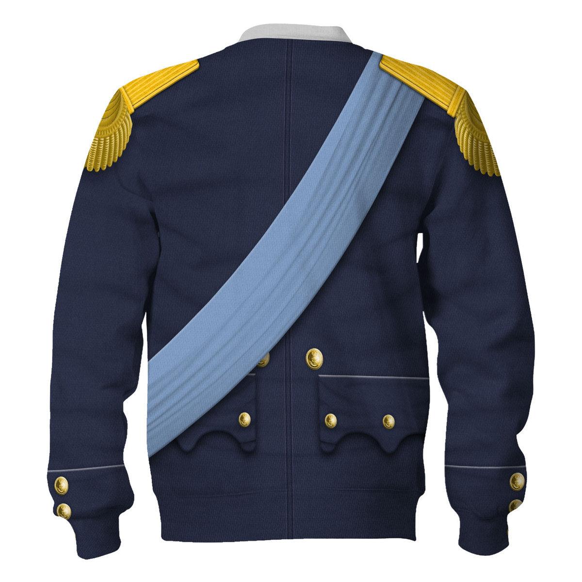 Gearhomie Louis XVIII of France Uniform All Over Print Hoodie Sweatshirt T-Shirt Tracksuit - Gearhomie.com