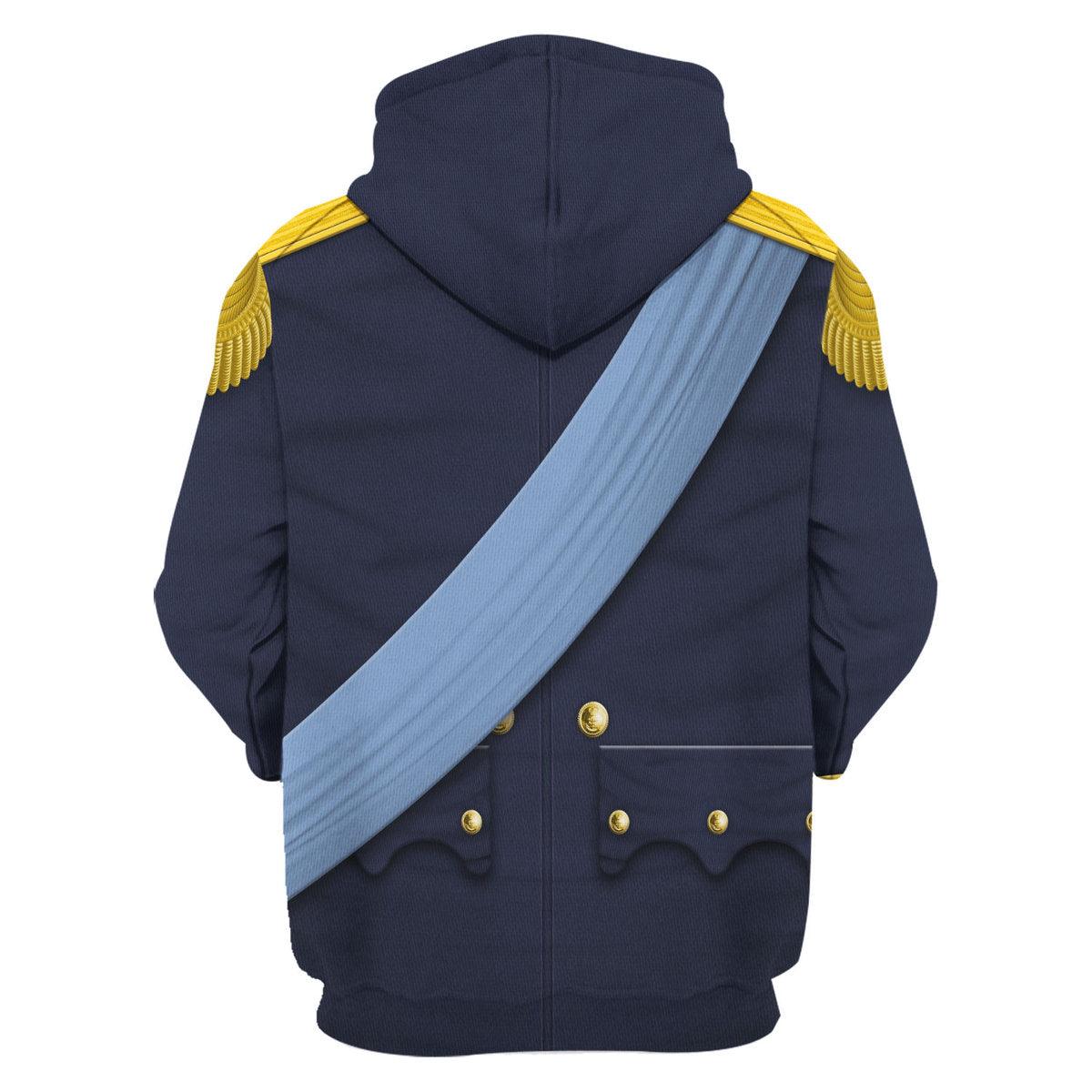 Gearhomie Louis XVIII of France Uniform All Over Print Hoodie Sweatshirt T-Shirt Tracksuit - Gearhomie.com