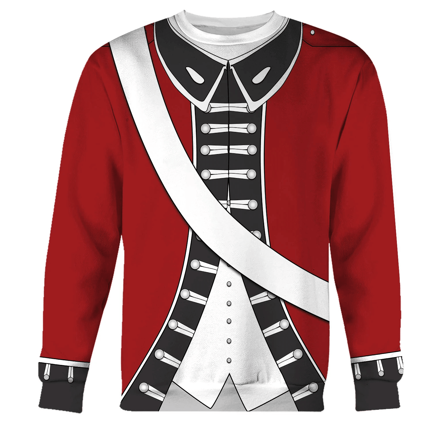Gearhomie Loyalist Redcoat American Revolutionary War Costume Hoodie Sweatshirt T-Shirt Tracksuit - Gearhomie.com