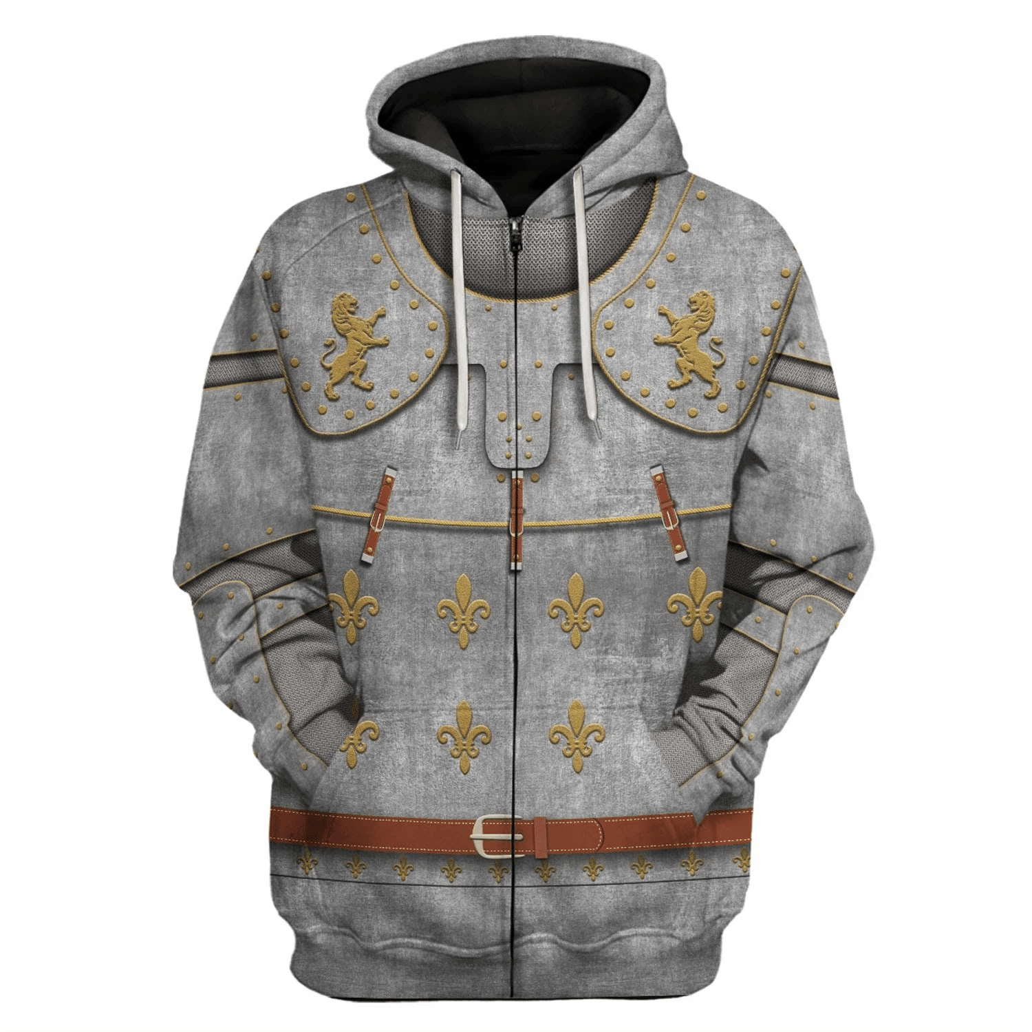  CustomsPig Medieval Suit of Armor Costume Hoodie Sweatshirt T-Shirt Tracksuit -  CustomsPig.com