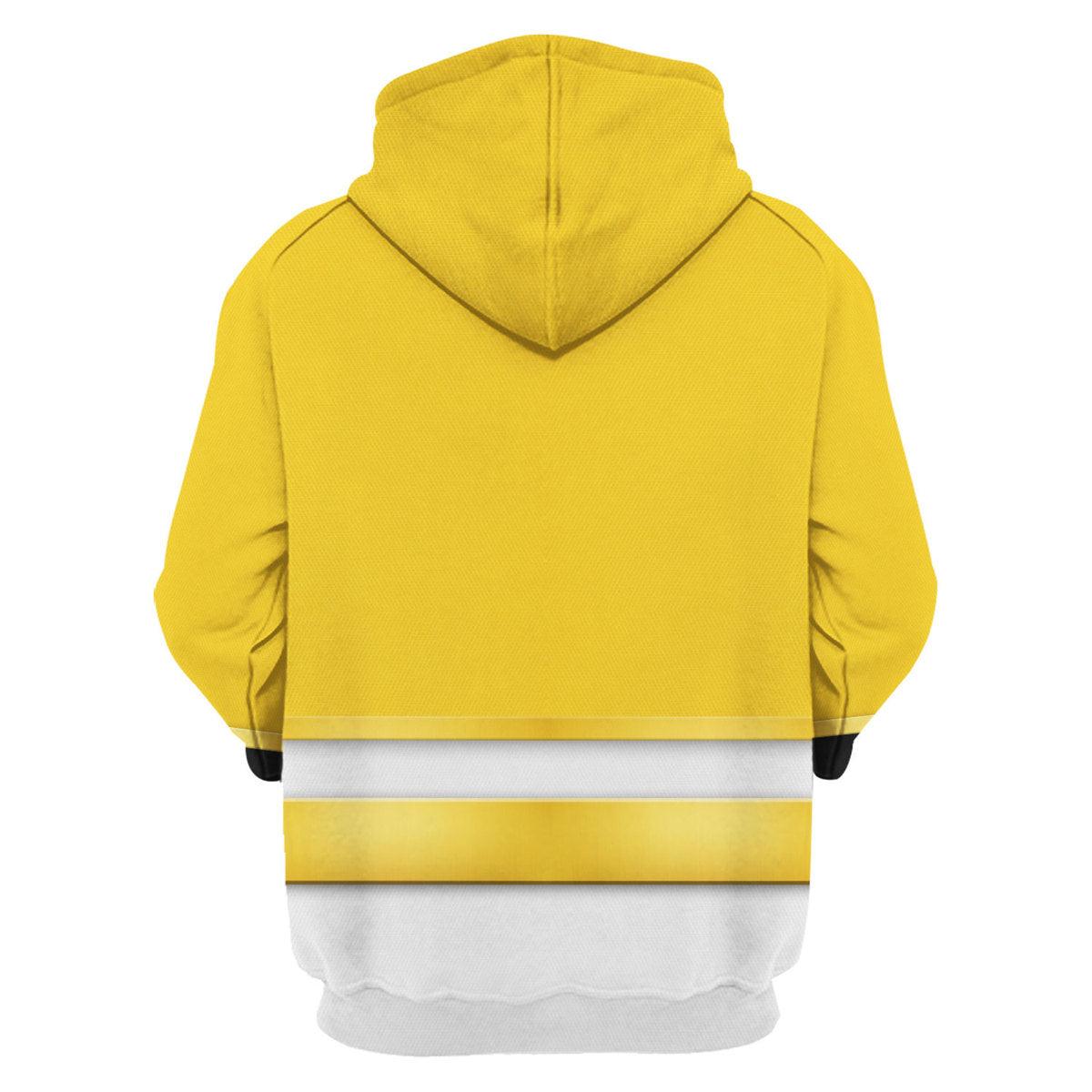 CustomsPig Megaforce Yellow Ranger Hoodies Sweatshirt T-shirt Hawaiian Sweatpants - CustomsPig.com