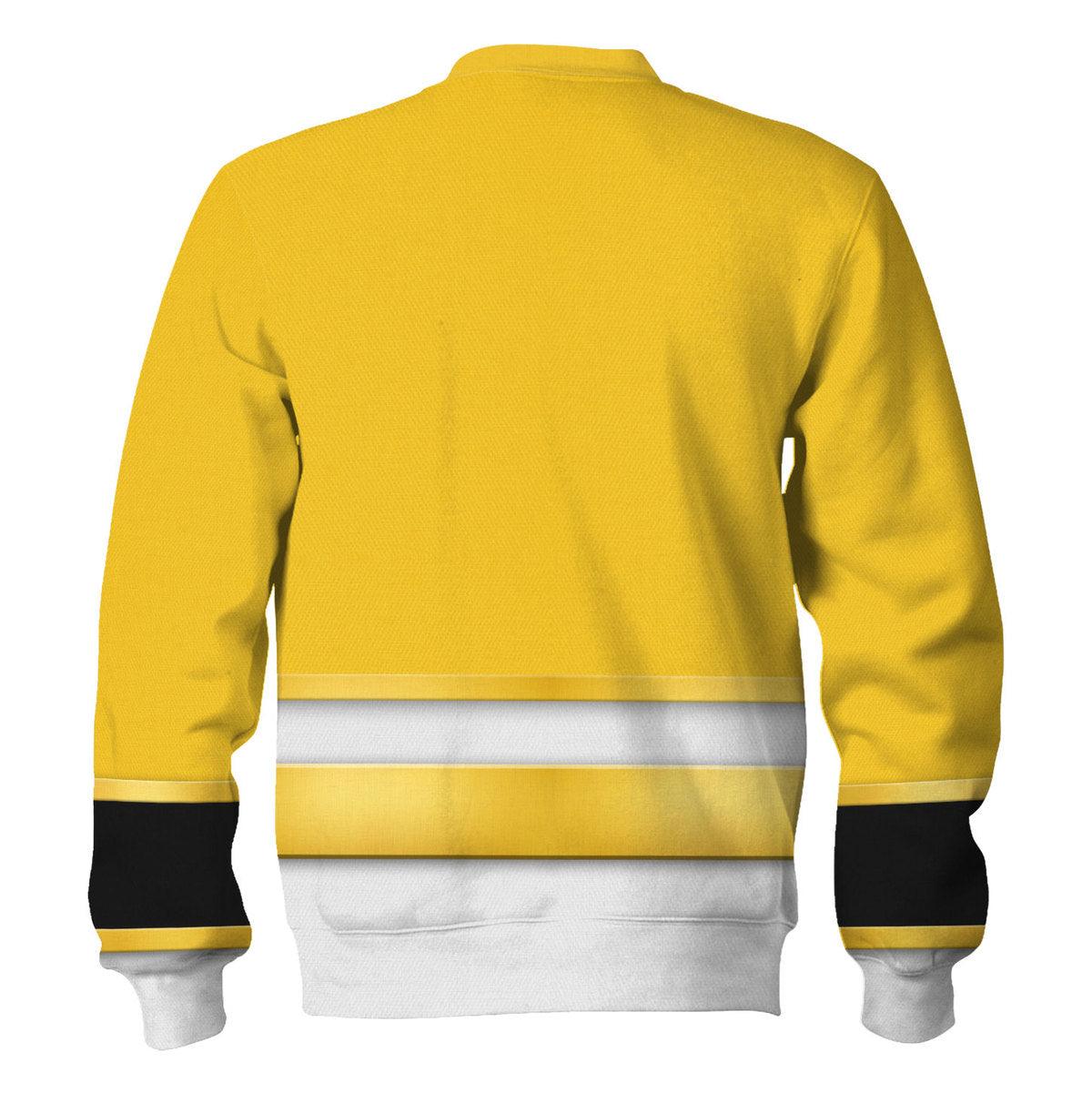 CustomsPig Megaforce Yellow Ranger Hoodies Sweatshirt T-shirt Hawaiian Sweatpants - CustomsPig.com