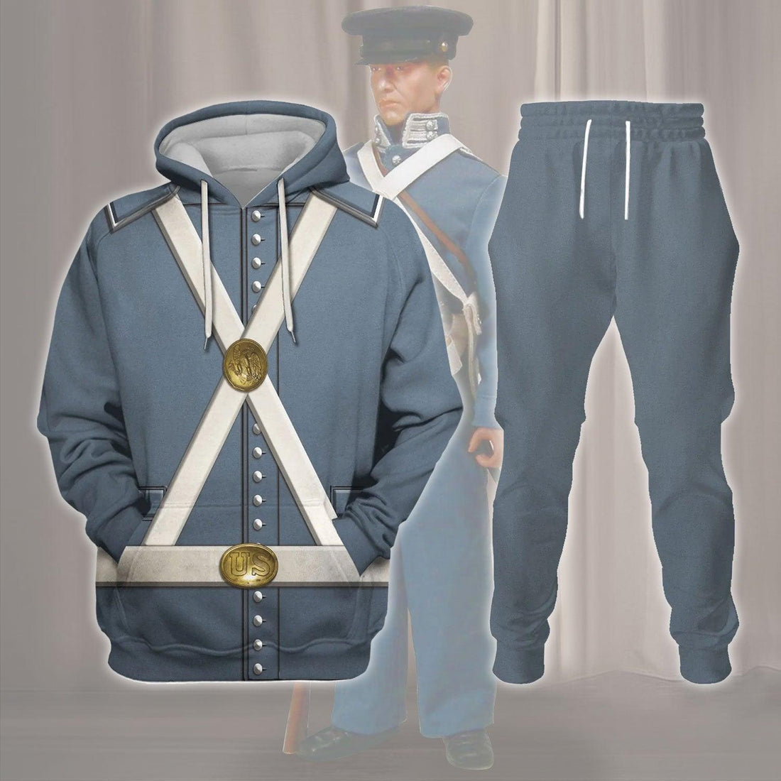 Gearhomie Mexican War US Army Costume Hoodie Sweatshirt T-Shirt Tracksuit - Gearhomie.com