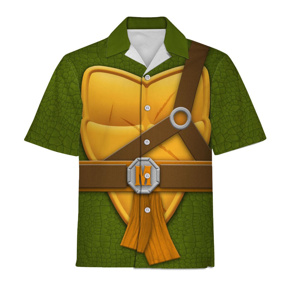 Gearhomie Michelangelo TMNT Costume Hoodie Sweatshirt T-Shirt Sweatpants - Gearhomie.com