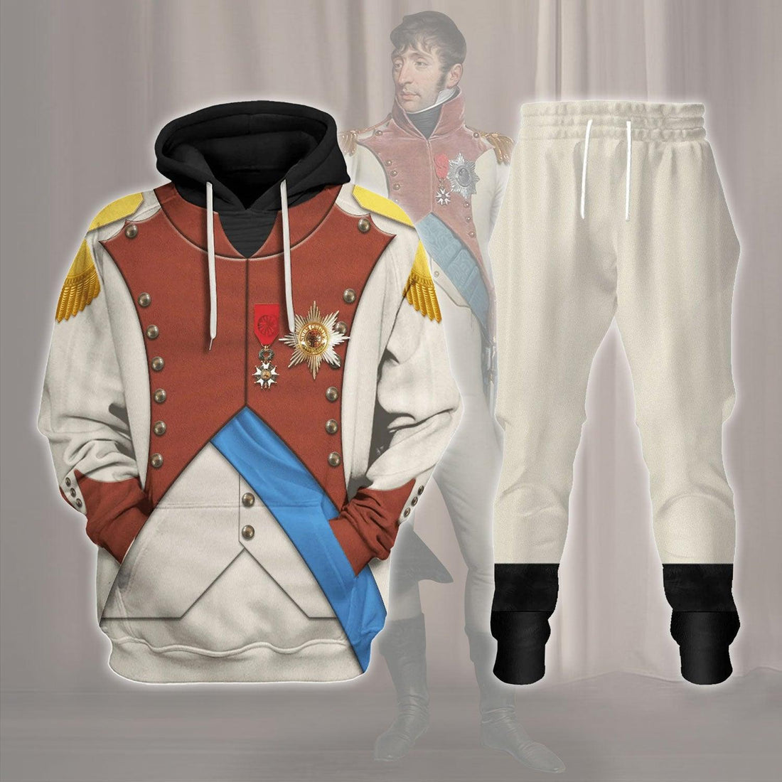Gearhomie Monarch Louis Bonaparte Costume Hoodie Sweatshirt T-Shirt Tracksuit - Gearhomie.com