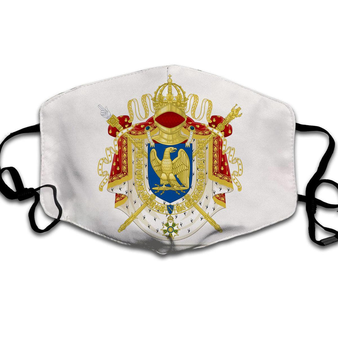 Gearhomie Napoleon Coat Of Arms Face Mask - Gearhomie.com