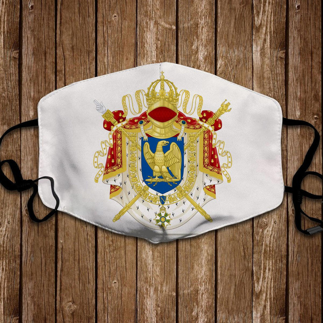Gearhomie Napoleon Coat Of Arms Face Mask - Gearhomie.com