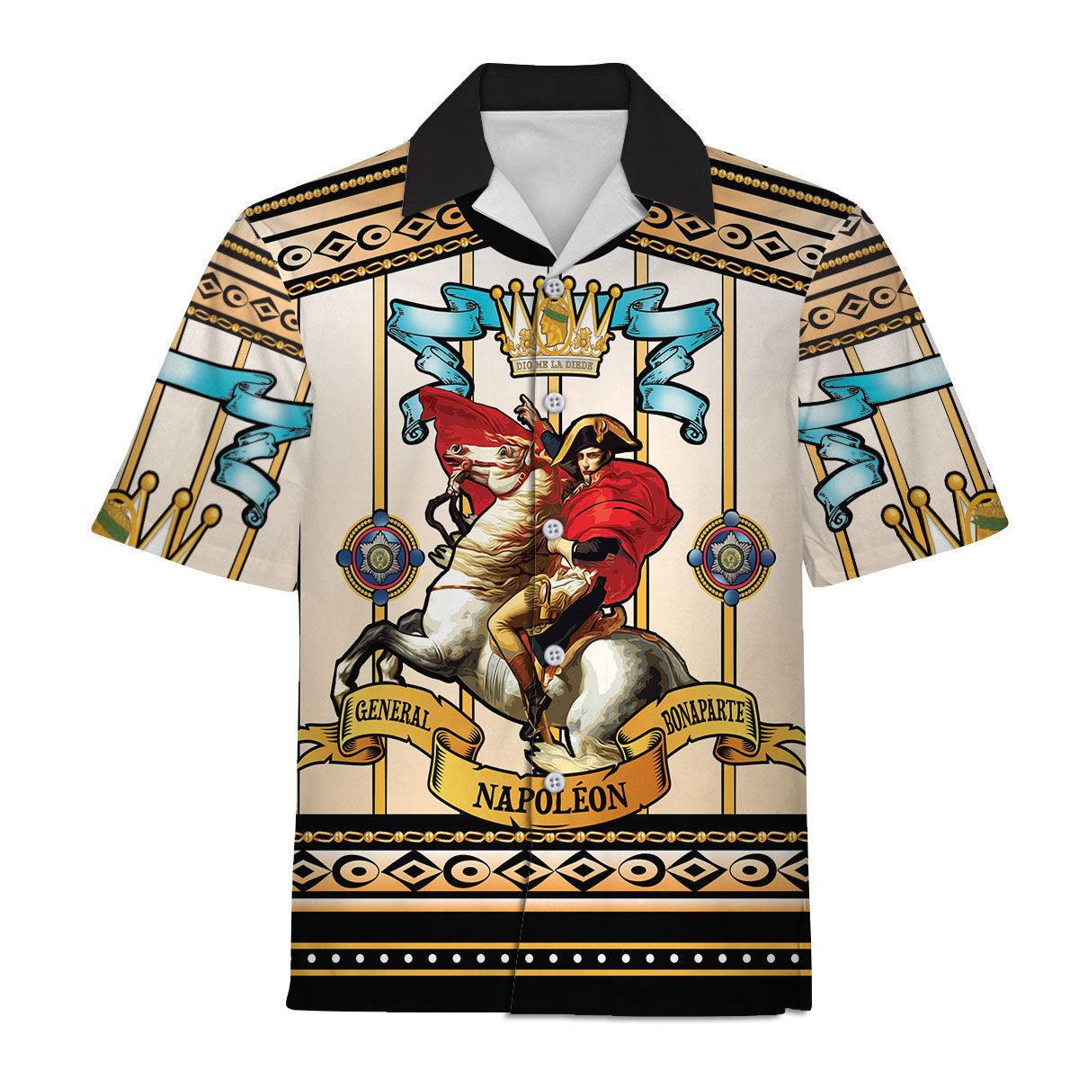 Gearhomie Napoleon Crossing The Alps Hawaiian Shirt - Gearhomie.com