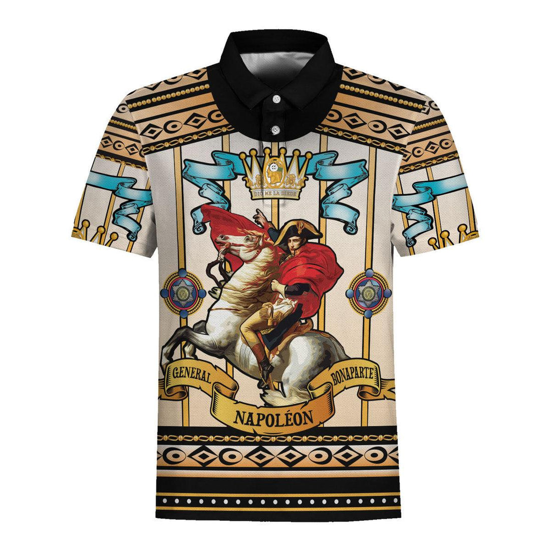 Gearhomie Napoleon Crossing The Alps Polo Shirt - Gearhomie.com