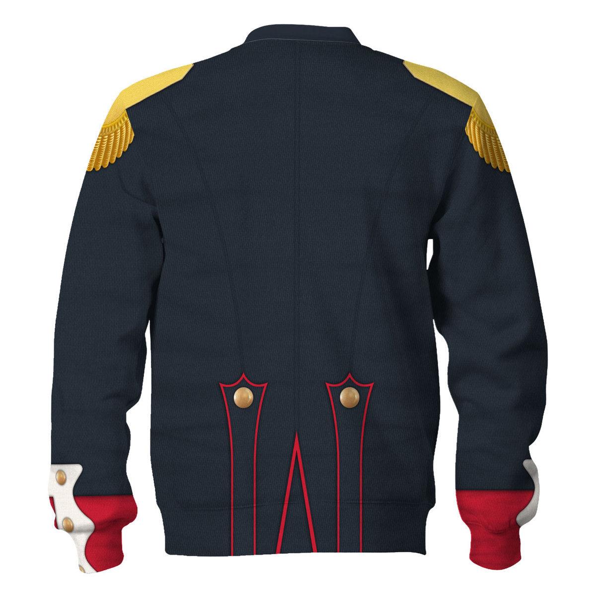 CustomsPig Napoleon I In His Grenadier Uniform All Over Print Hoodie Sweatshirt T-Shirt Tracksuit - CustomsPig.com