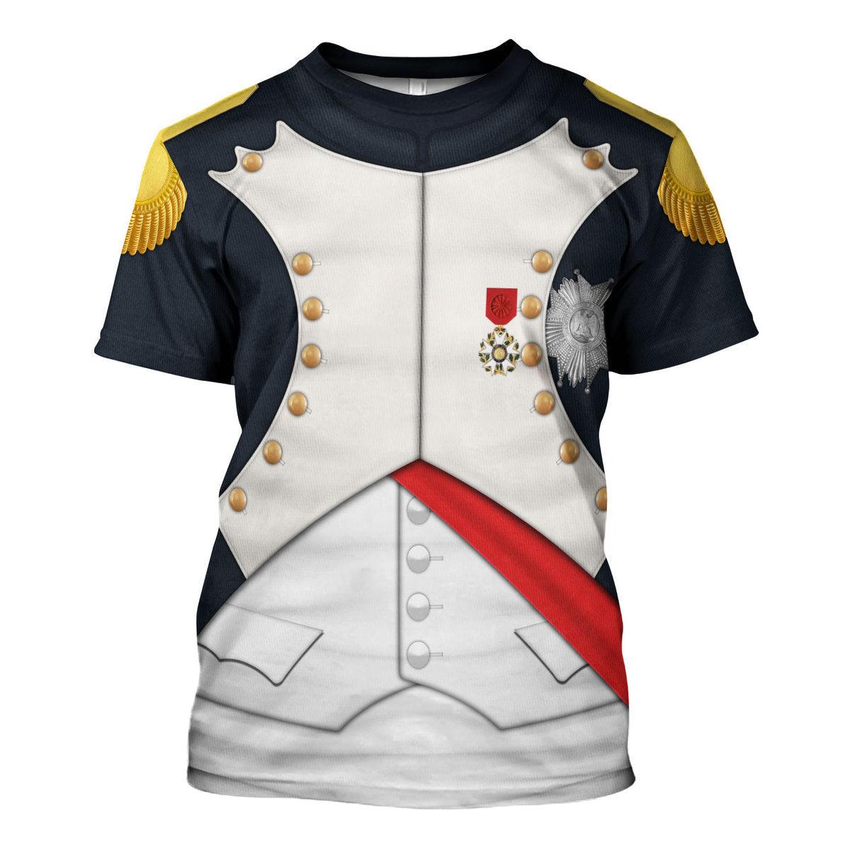Gearhomie Napoleon I In His Grenadier Uniform All Over Print Hoodie Sweatshirt T-Shirt Tracksuit - Gearhomie.com