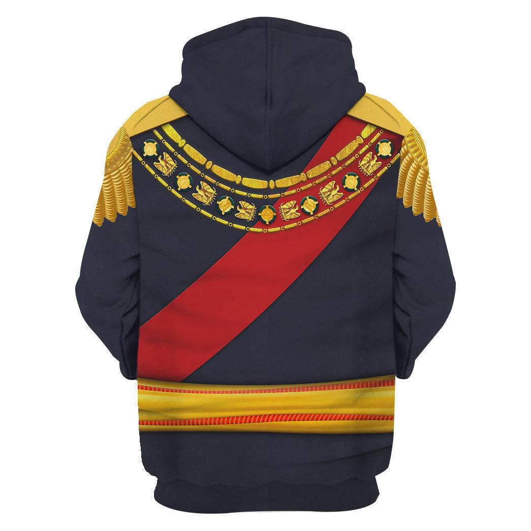 Gearhomie Napoleon III Costume Hoodie Sweatshirt T-Shirt Tracksuit - Gearhomie.com