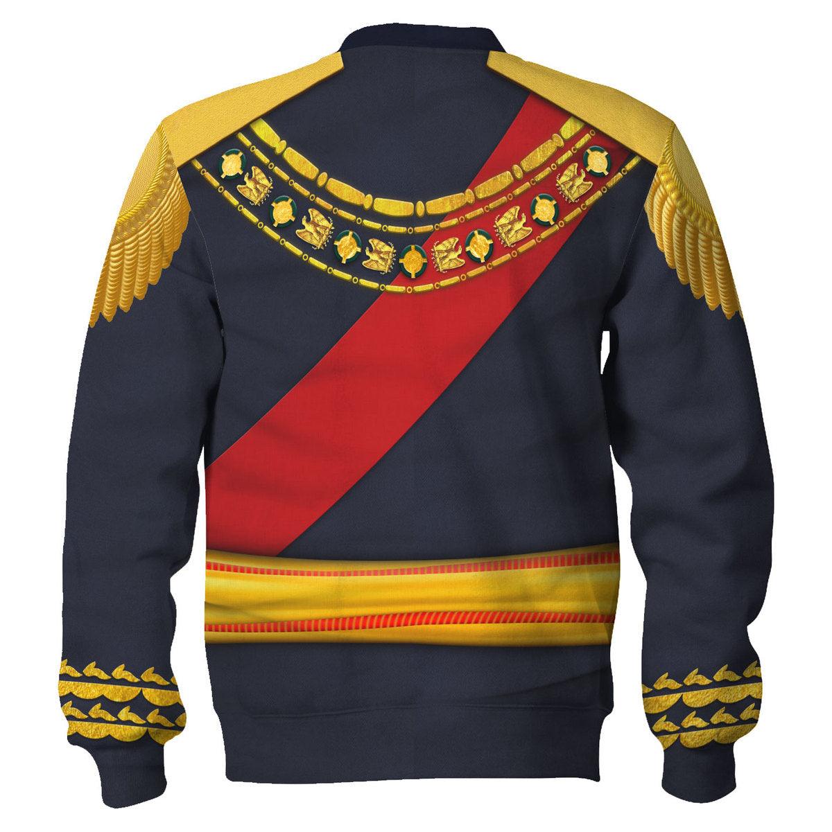 CustomsPig Napoleon III Costume Hoodie Sweatshirt T-Shirt Tracksuit - CustomsPig.com