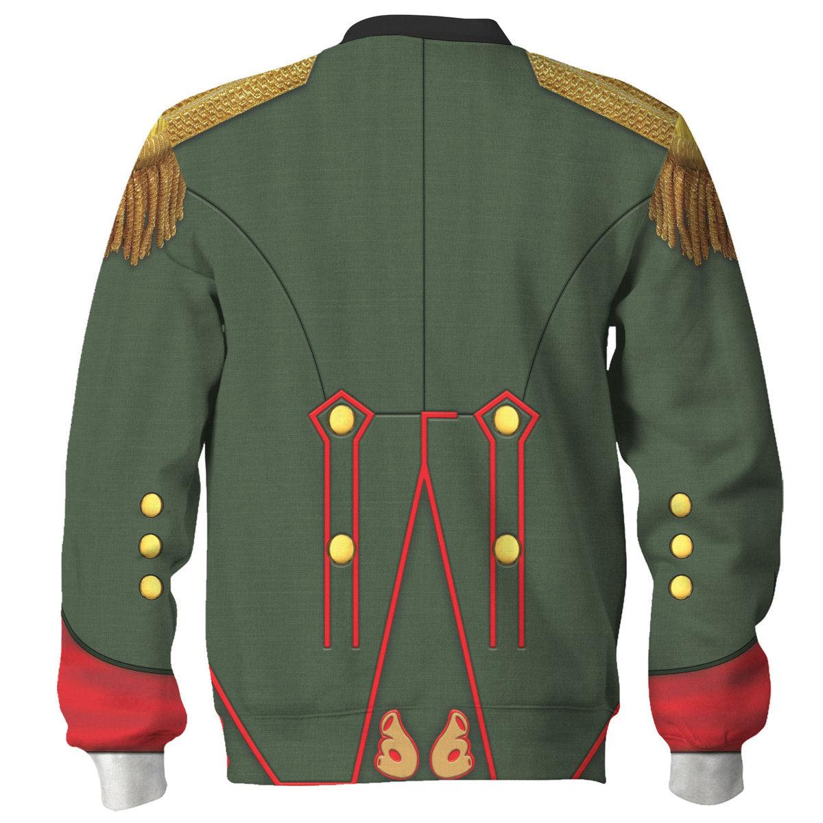 Gearhomie Napoleon in Chasseur-Cheval Reg Costume Hoodie Sweatshirt T-Shirt Tracksuit - Gearhomie.com