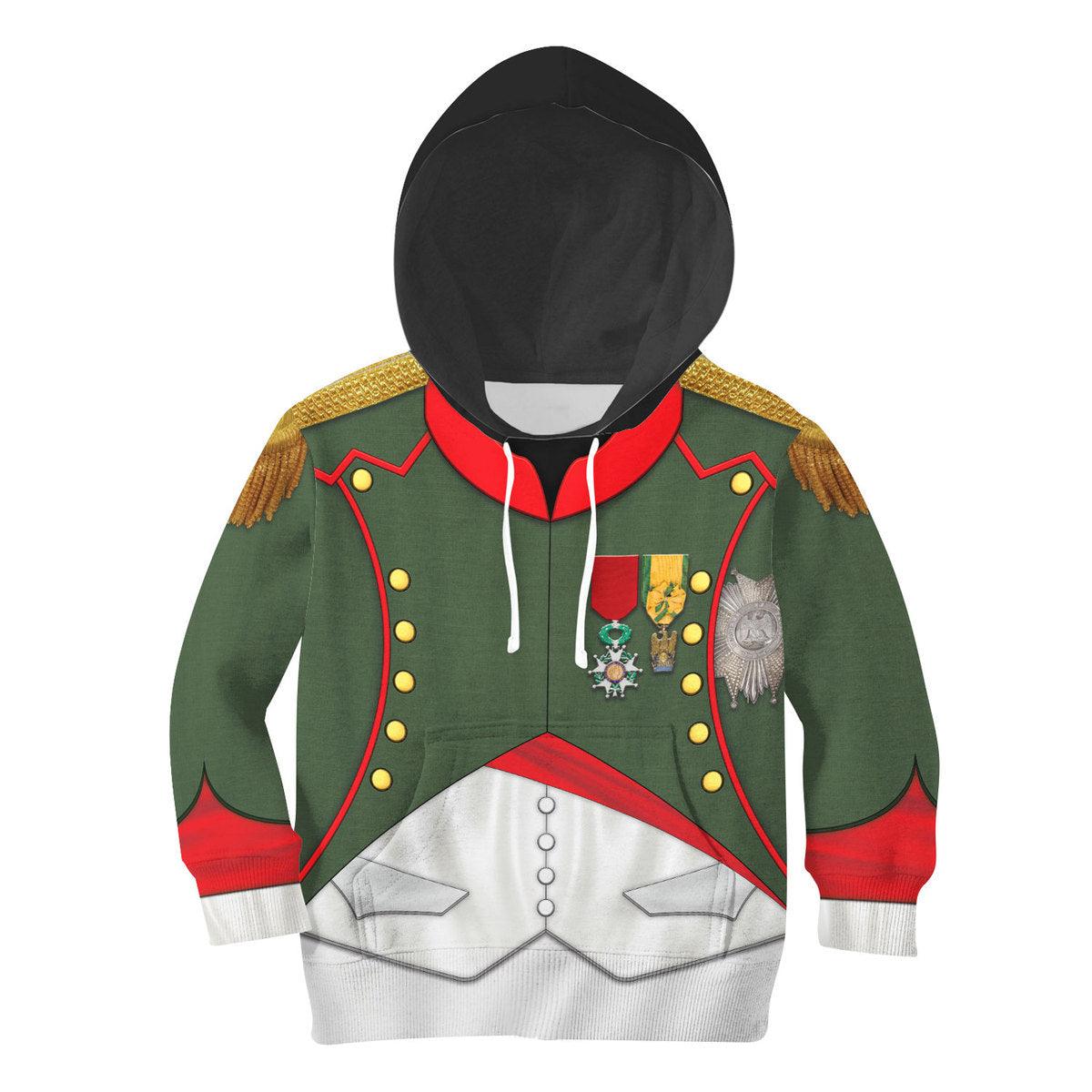 CustomsPig Napoleon In Chasseur-Cheval Reg Unisex Kid Tops - CustomsPig.com