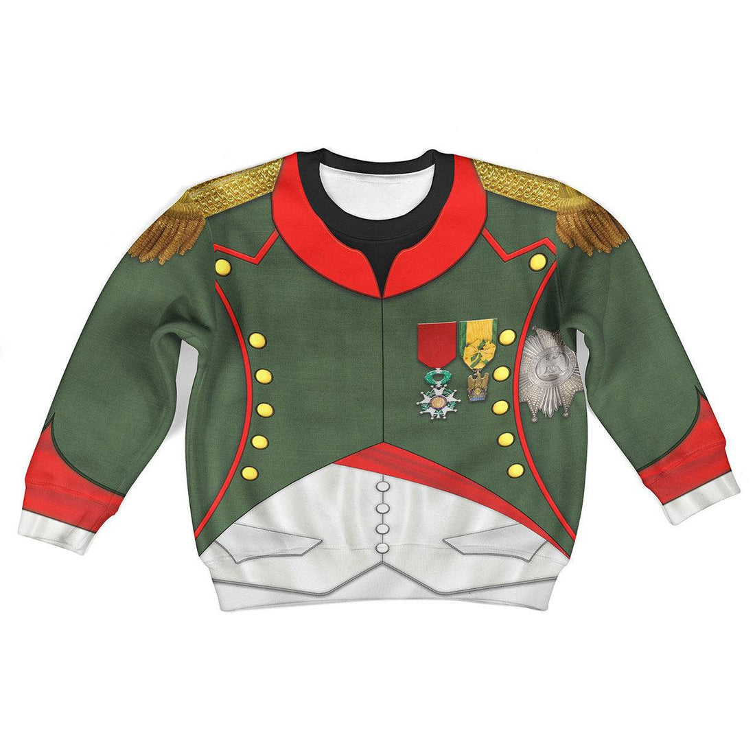 GearHomie Napoleon In Chasseur-Cheval Reg Unisex Kid Tops - Gearhomie.com