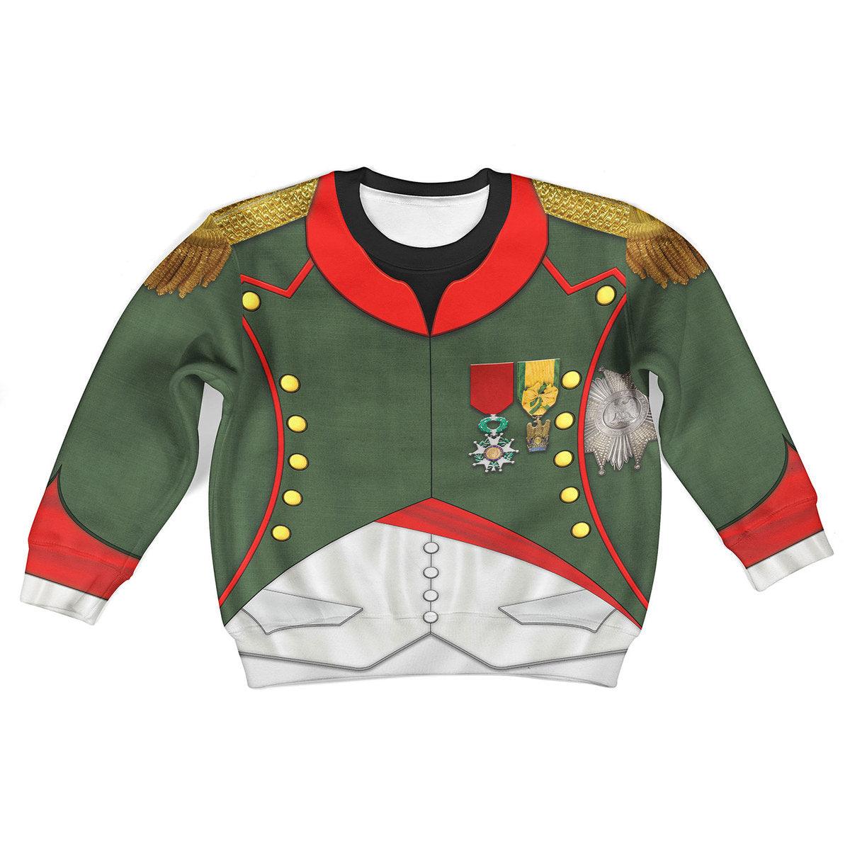 GearHomie Napoleon In Chasseur-Cheval Reg Unisex Kid Tops - Gearhomie.com