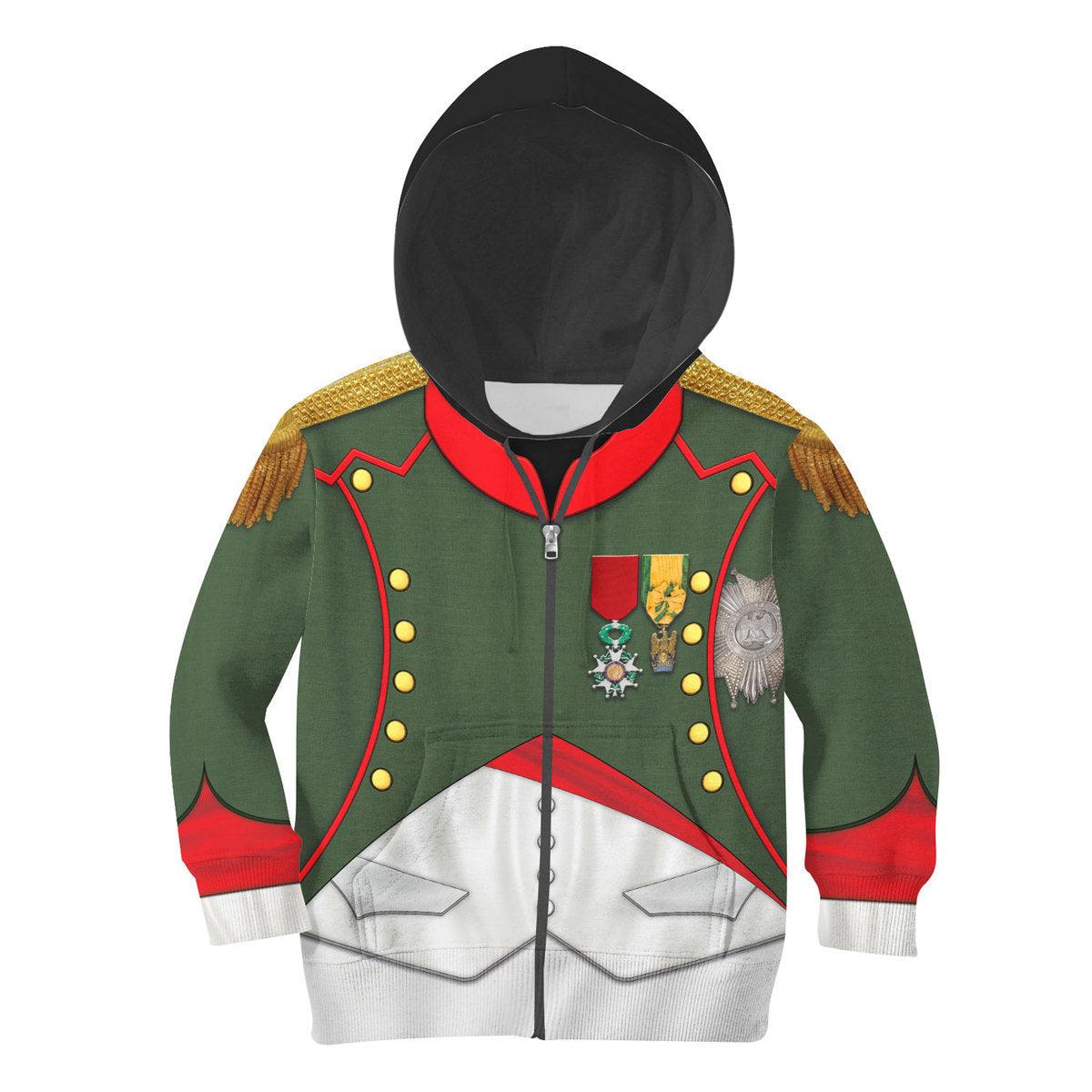 GearHomie Napoleon In Chasseur-Cheval Reg Unisex Kid Tops - Gearhomie.com