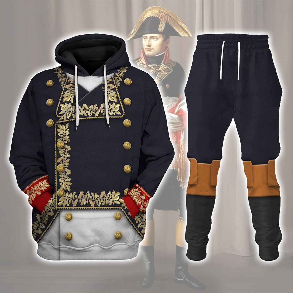 CustomsPig Napoleon in His General Uniform All Over Print Hoodie Sweatshirt T-Shirt Tracksuit - CustomsPig.com