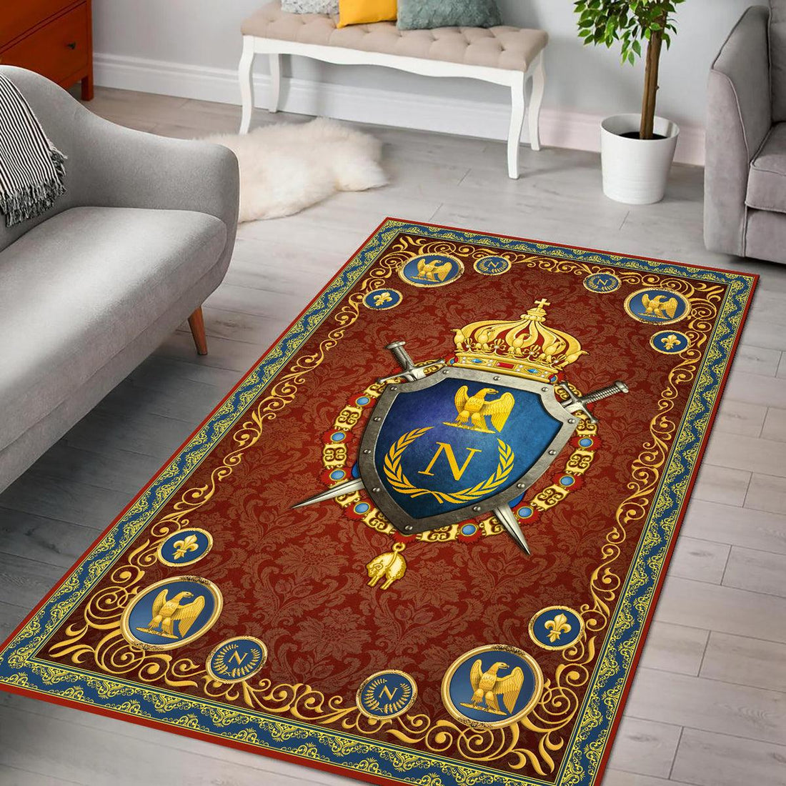 Gearhomie Napoleon Rug - Gearhomie.com